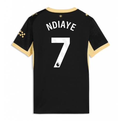 Billige Fotballdrakt Manchester City Iliman Ndiaye #7 Replika Bortedrakt Dame 2026-27 Kortermet Billige Fotballdrakt Manchester City Iliman Ndiaye #7 Replika Bortedrakt Dame 2026-27 Kortermet